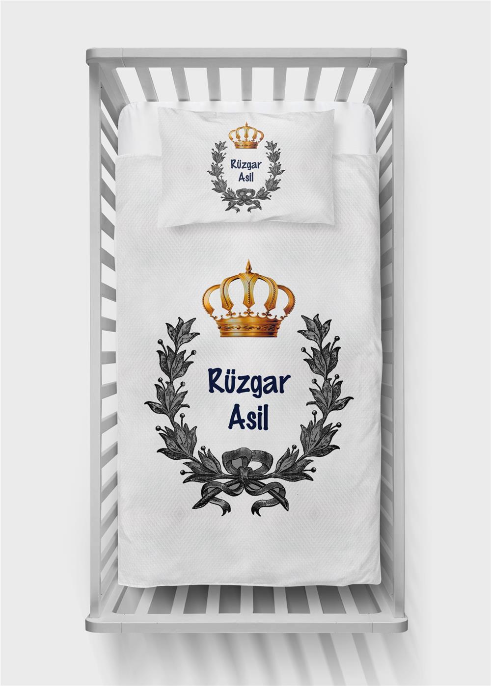 İsimli Bebek Pike Takımı