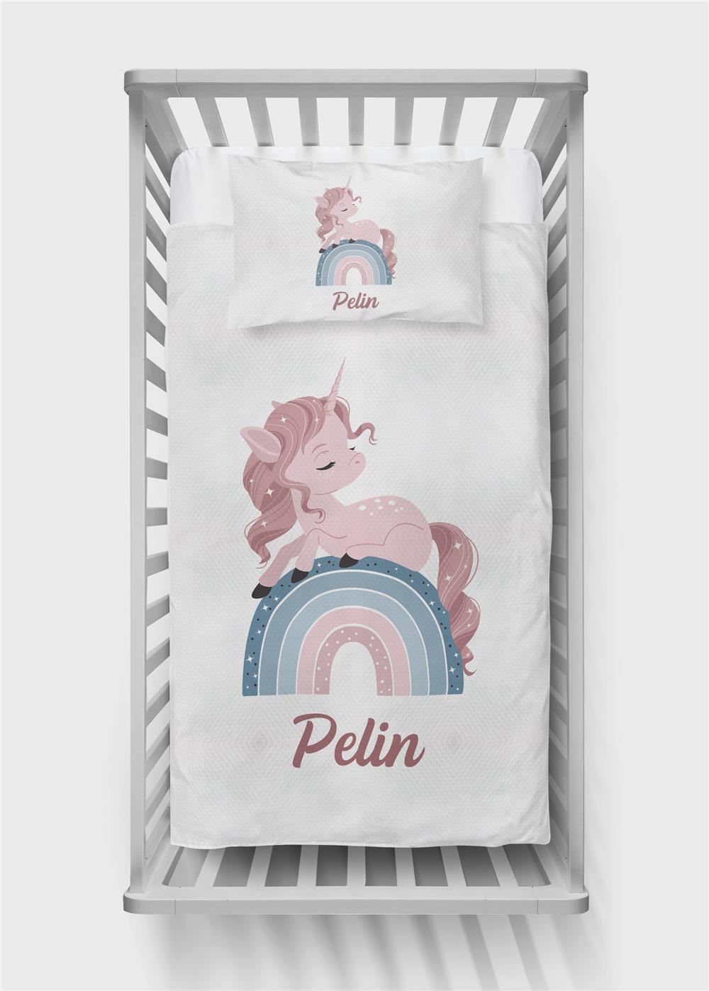 İsimli Bebek Pike Takımı