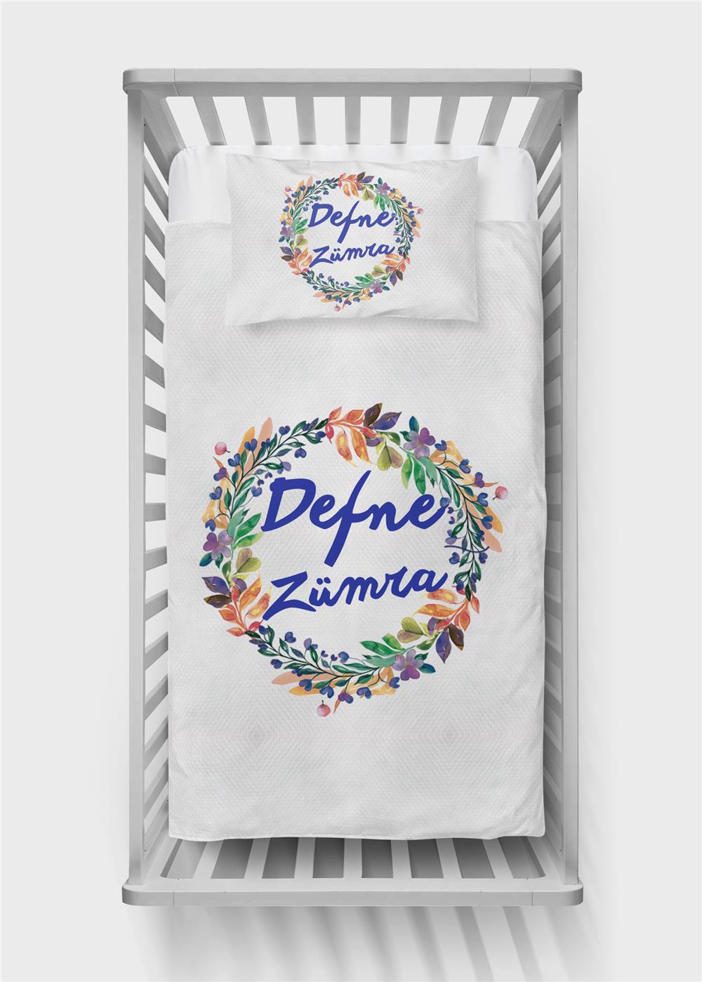 İsimli Bebek Pike Takımı