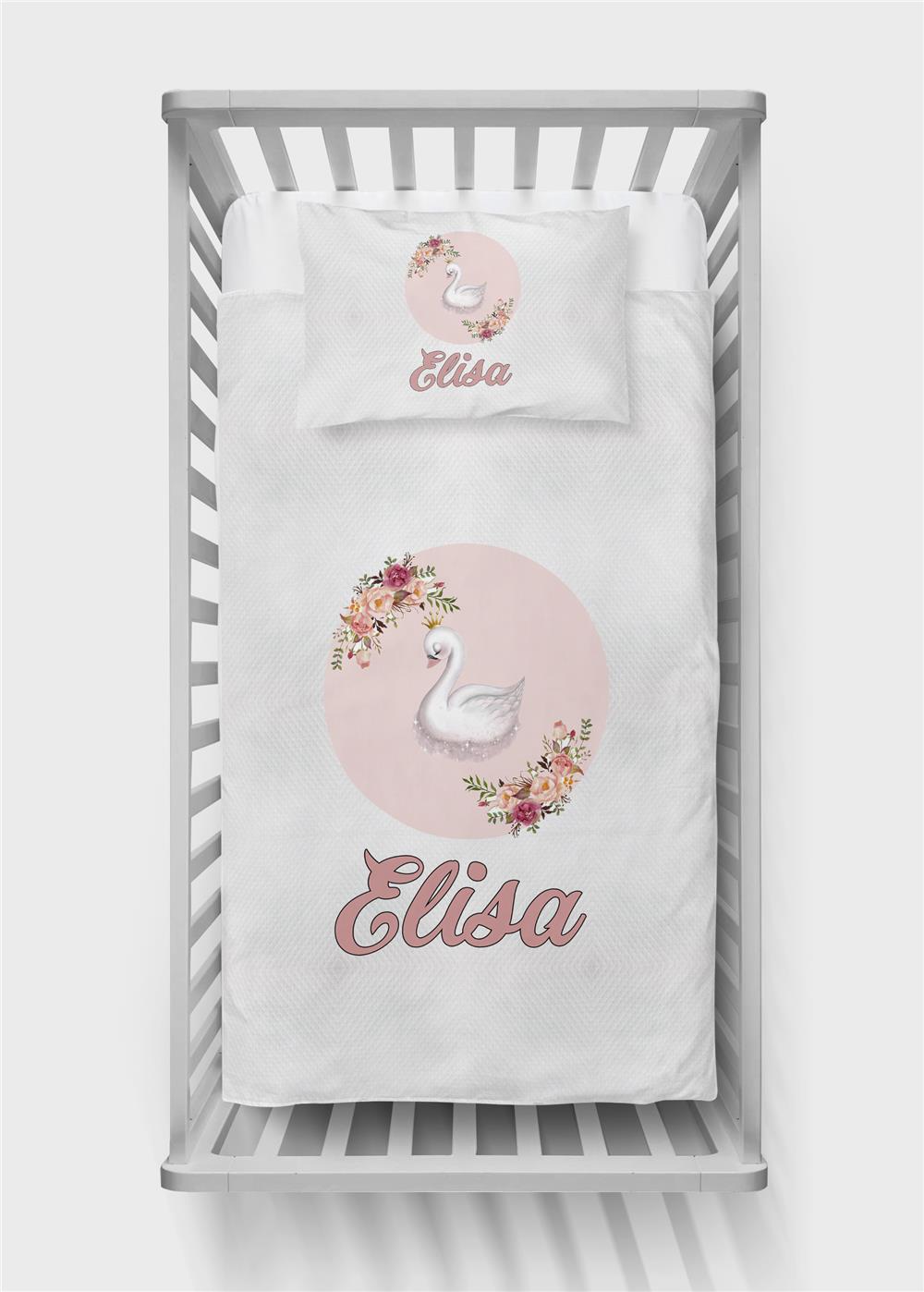 İsimli Bebek Pike Takımı