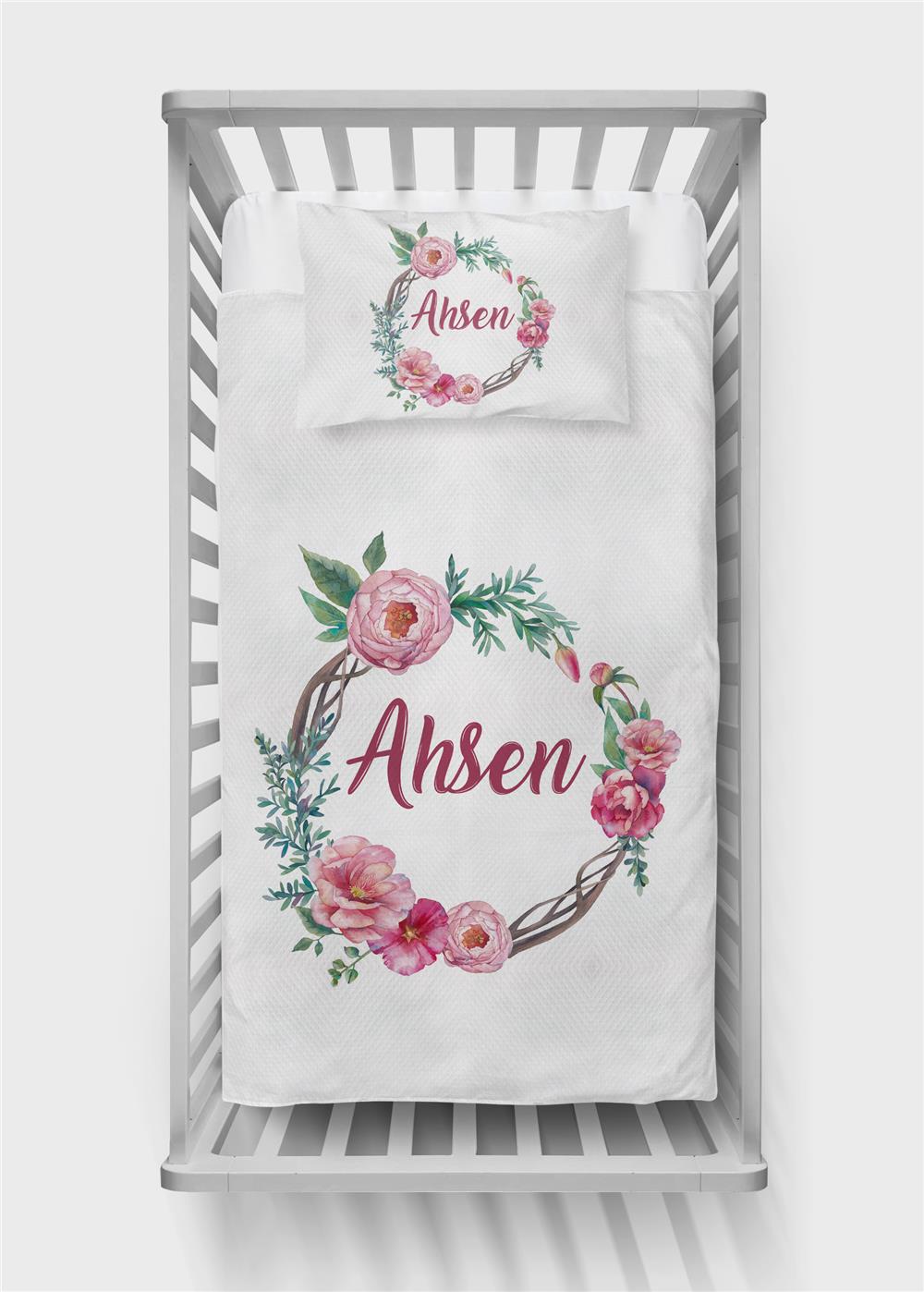 İsimli Bebek Pike Takımı