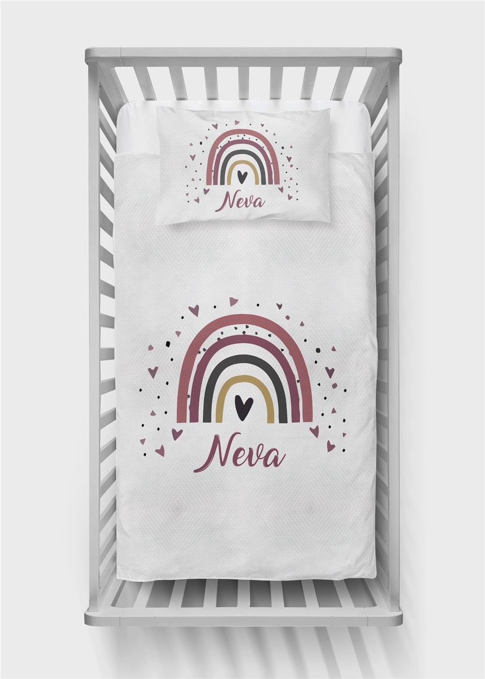 İsimli Bebek Pike Takımı