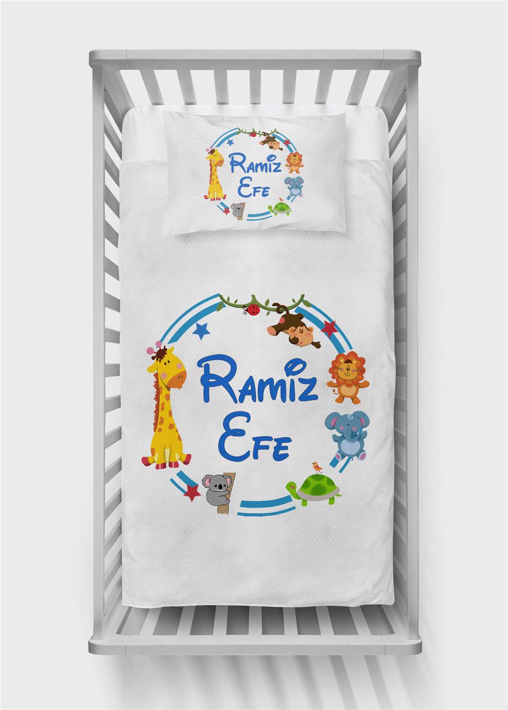 İsimli Bebek Pike Takımı