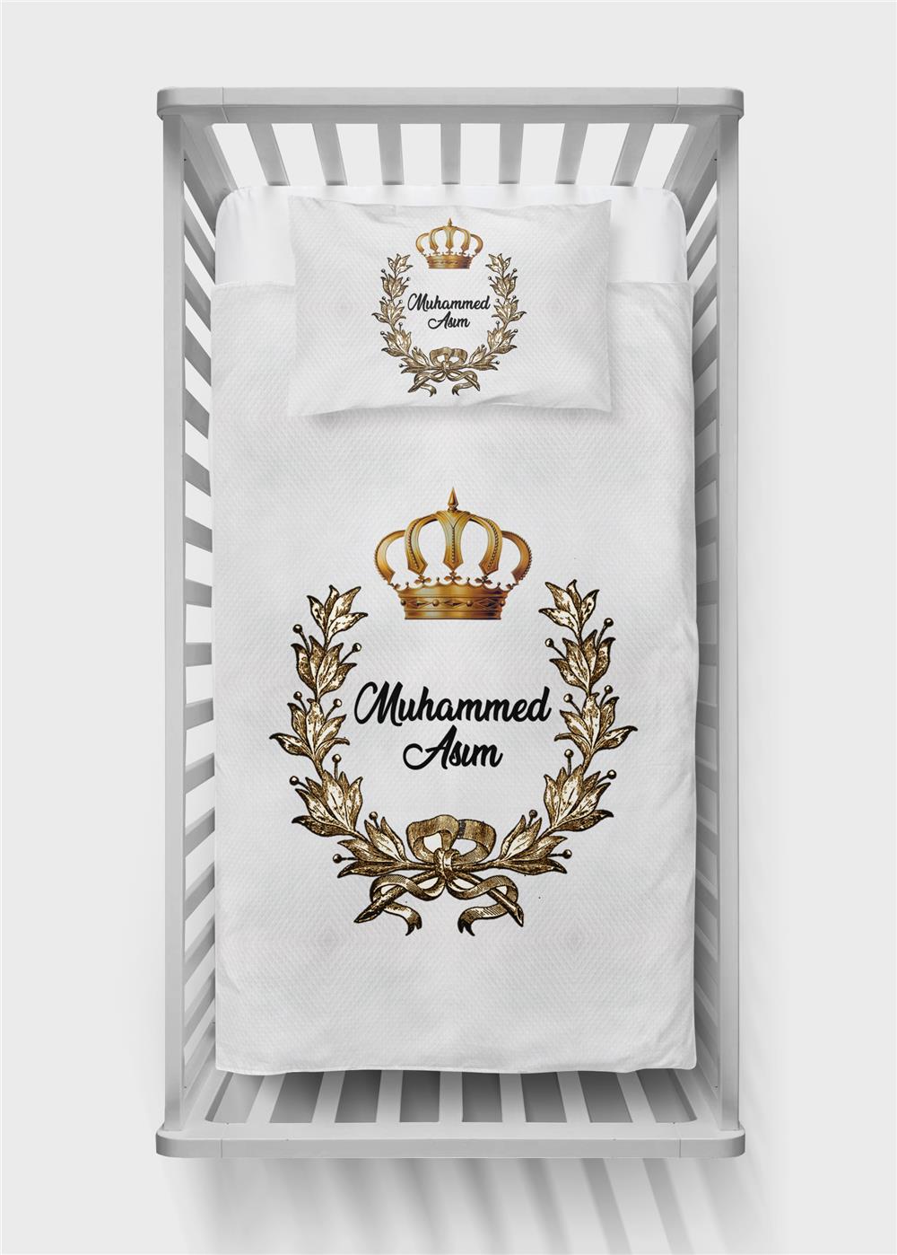 İsimli Bebek Pike Takımı