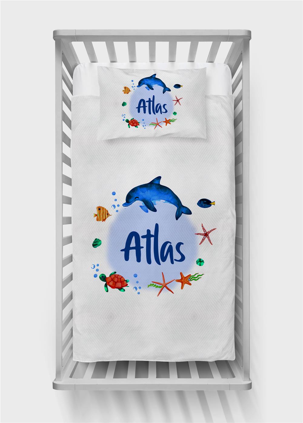 İsimli Bebek Pike Takımı