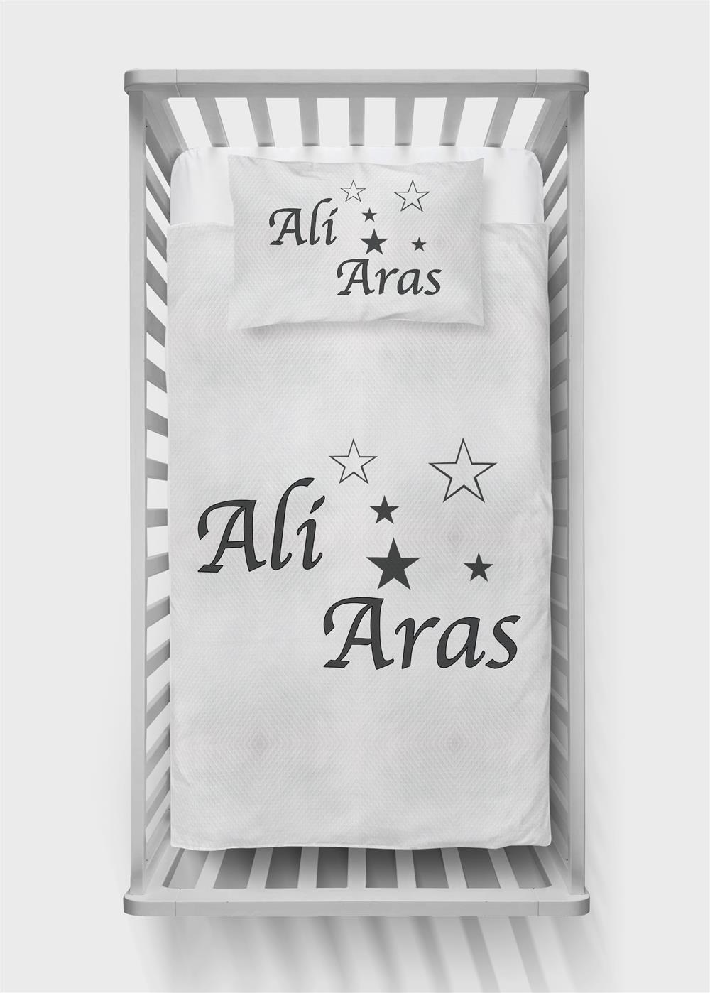 İsimli Bebek Pike Takımı