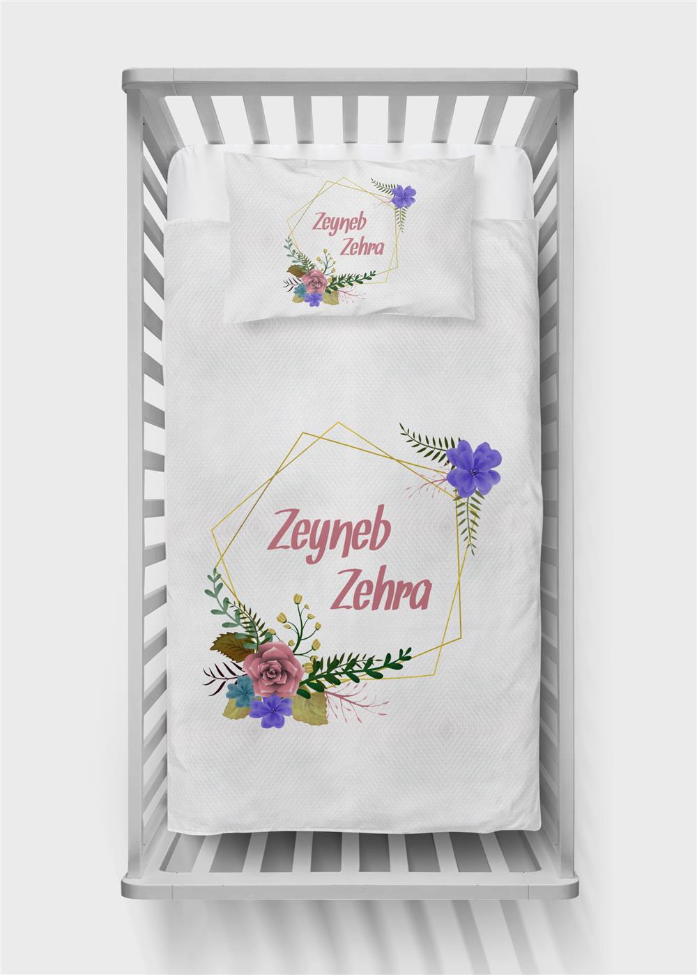 İsimli Bebek Pike Takımı