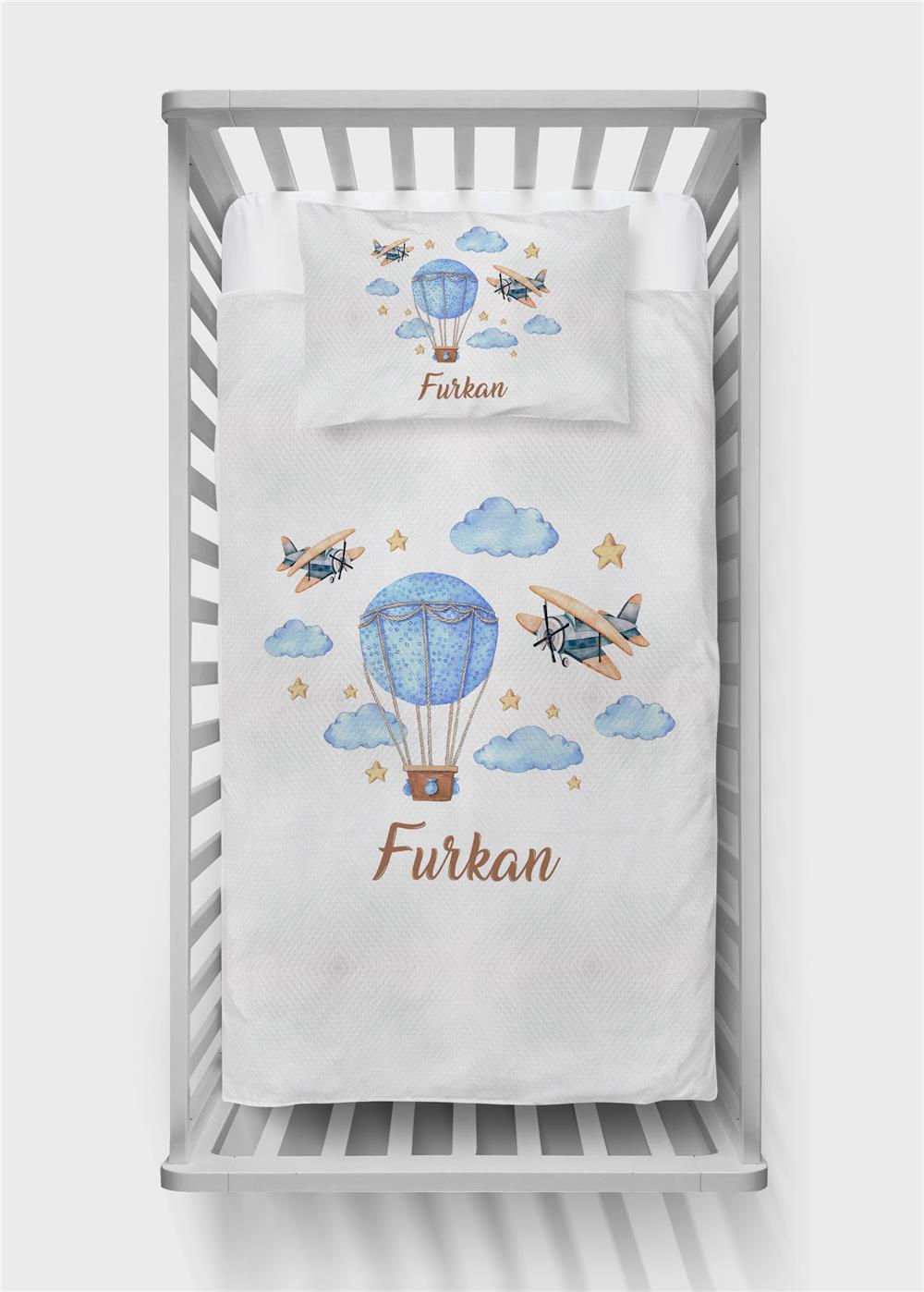 İsimli Bebek Pike Takımı