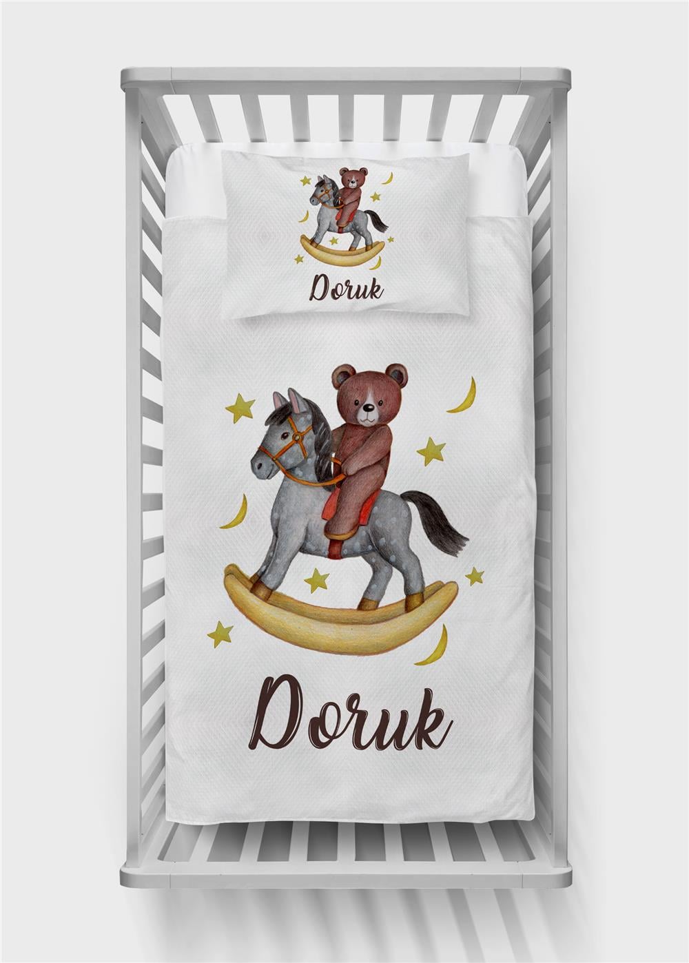 İsimli Bebek Pike Takımı