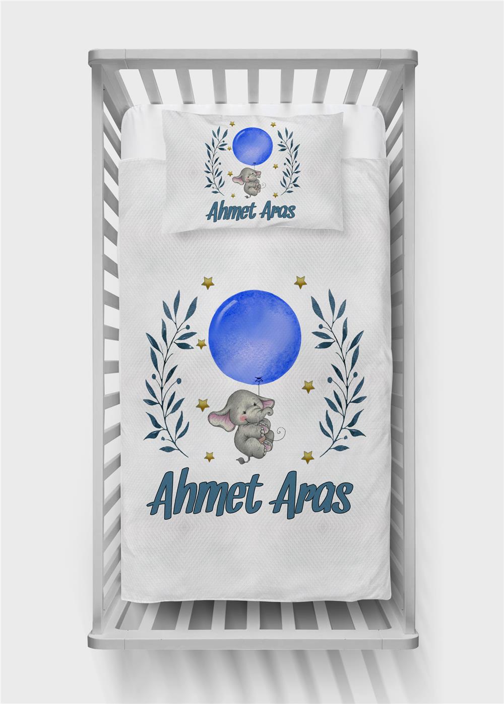 İsimli Bebek Pike Takımı