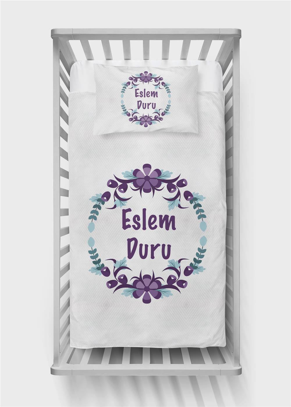 İsimli Bebek Pike Takımı