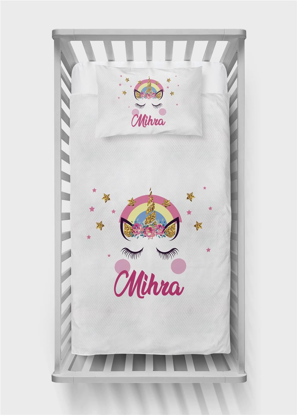 İsimli Bebek Pike Takımı