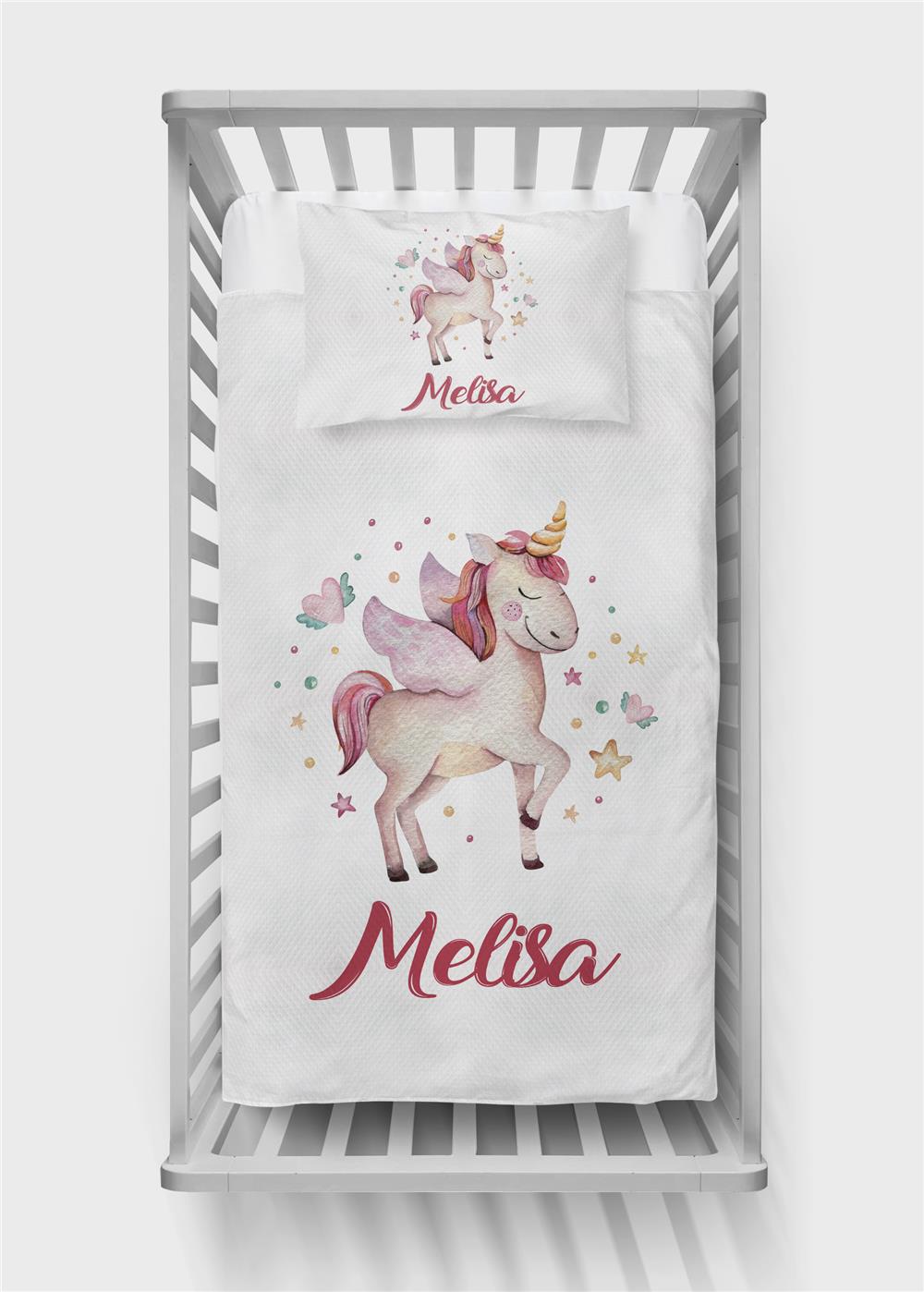 İsimli Bebek Pike Takımı