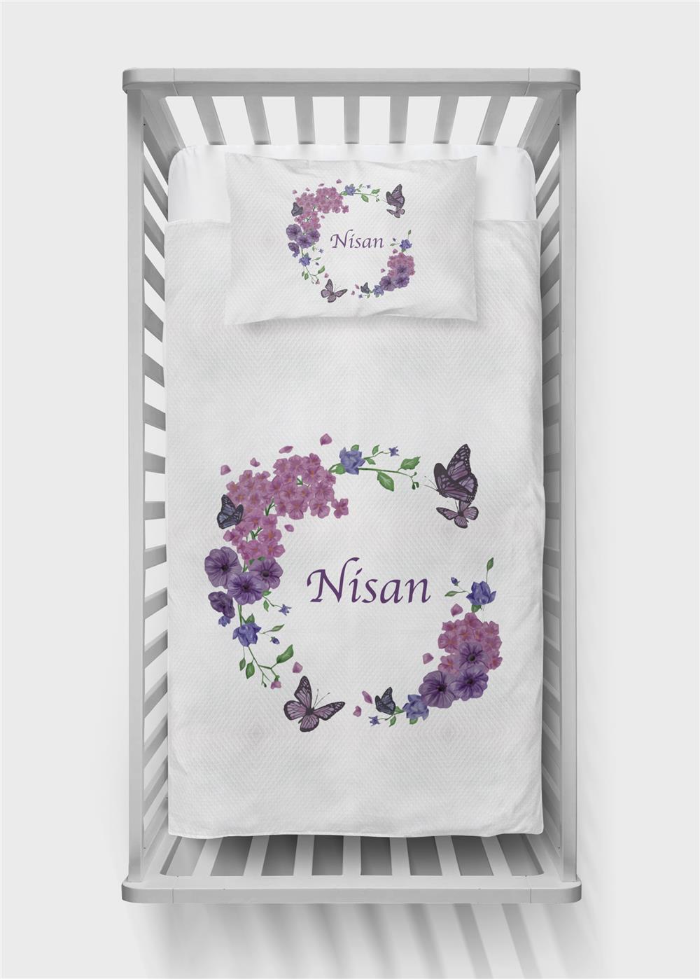 İsimli Bebek Pike Takımı