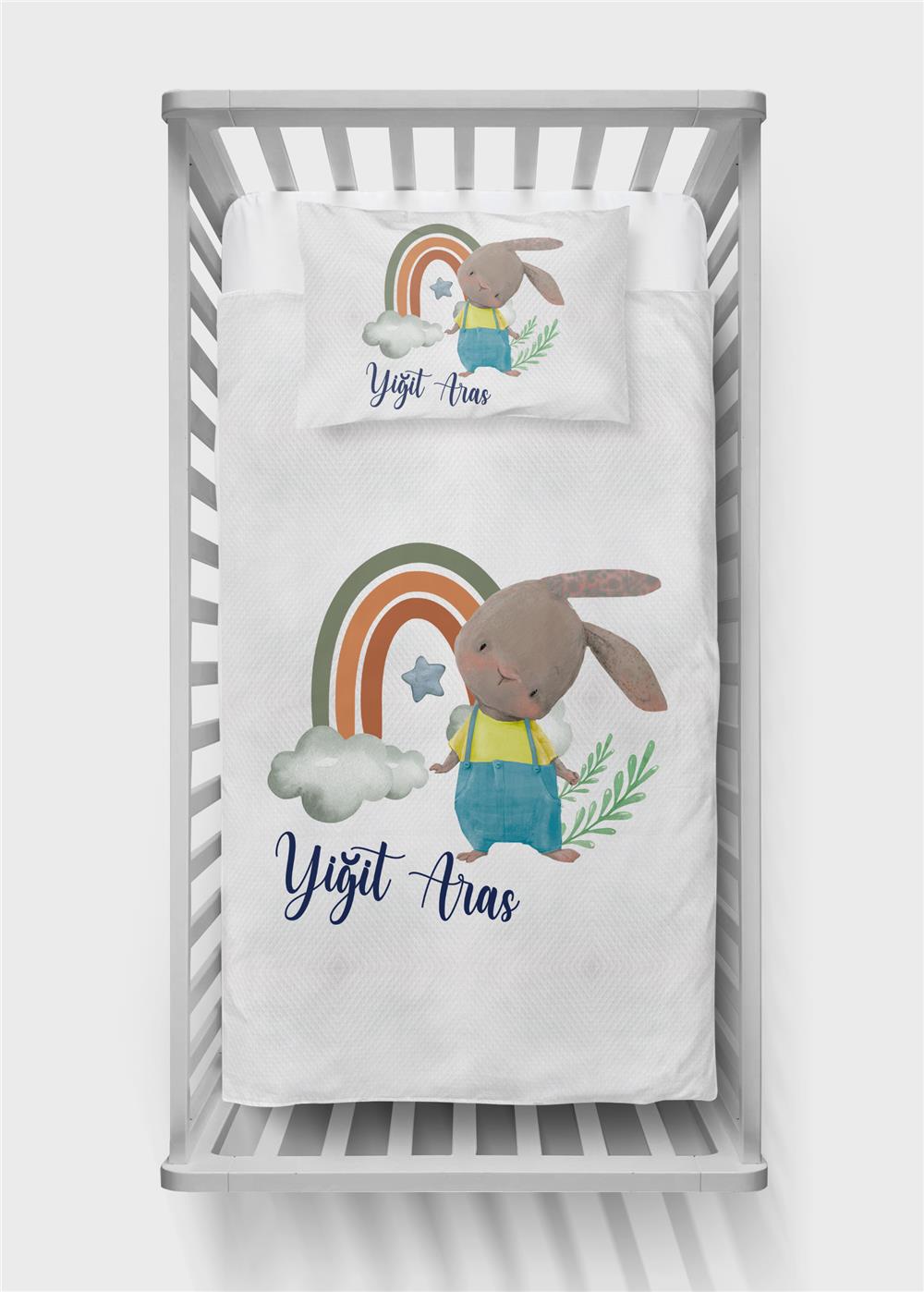 İsimli Bebek Pike Takımı