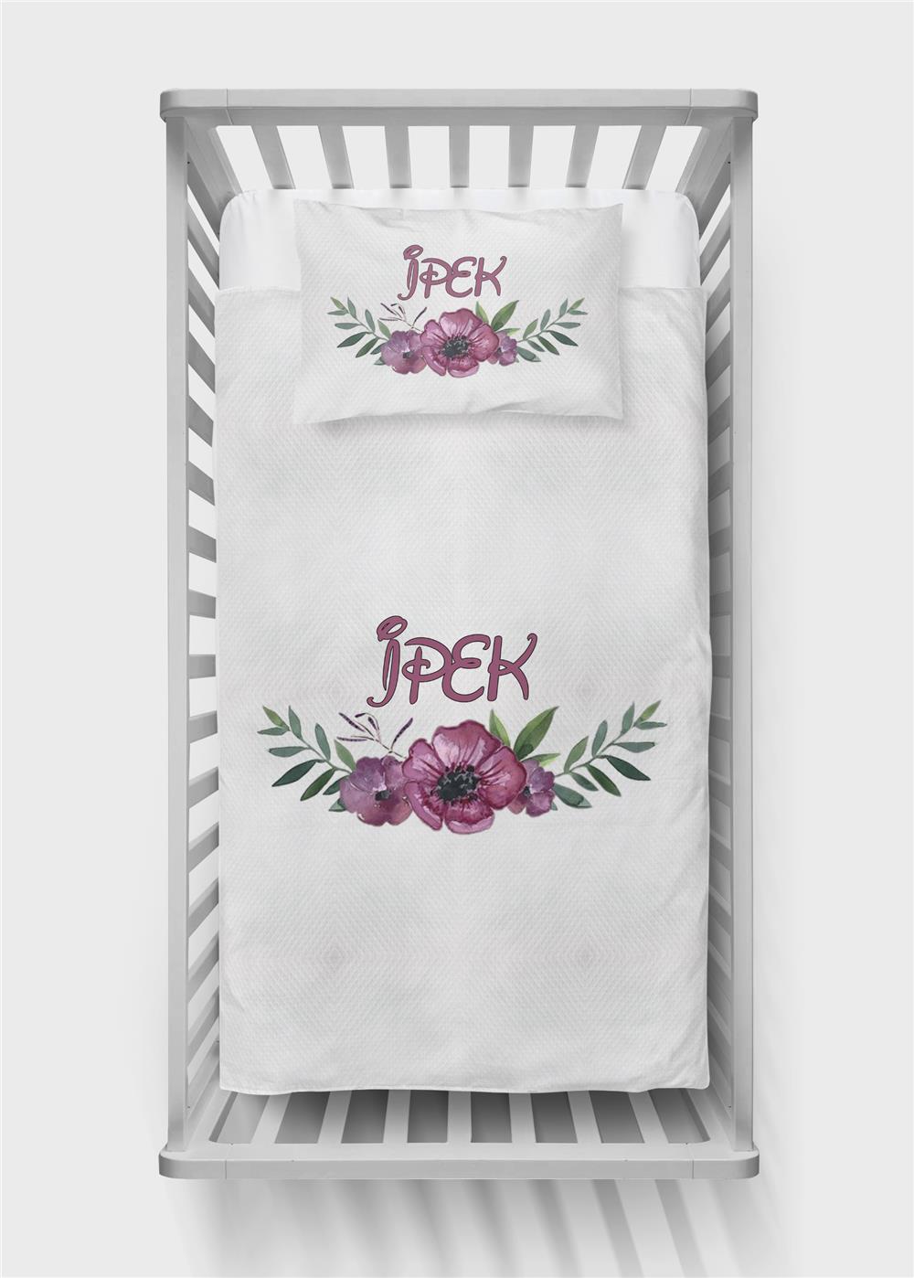 İsimli Bebek Pike Takımı