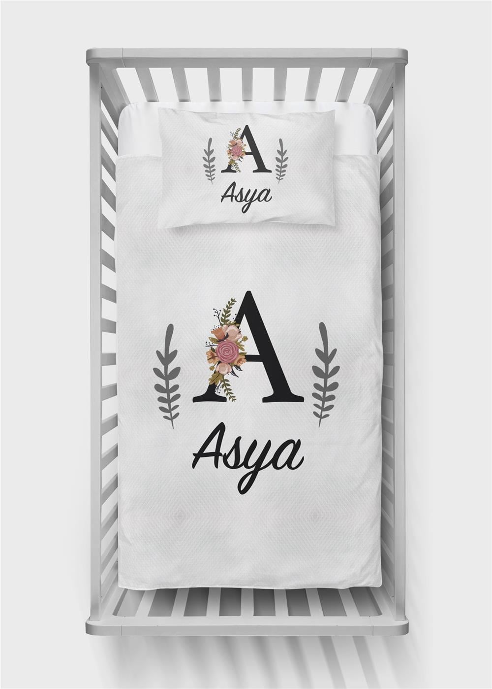 İsimli Bebek Pike Takımı