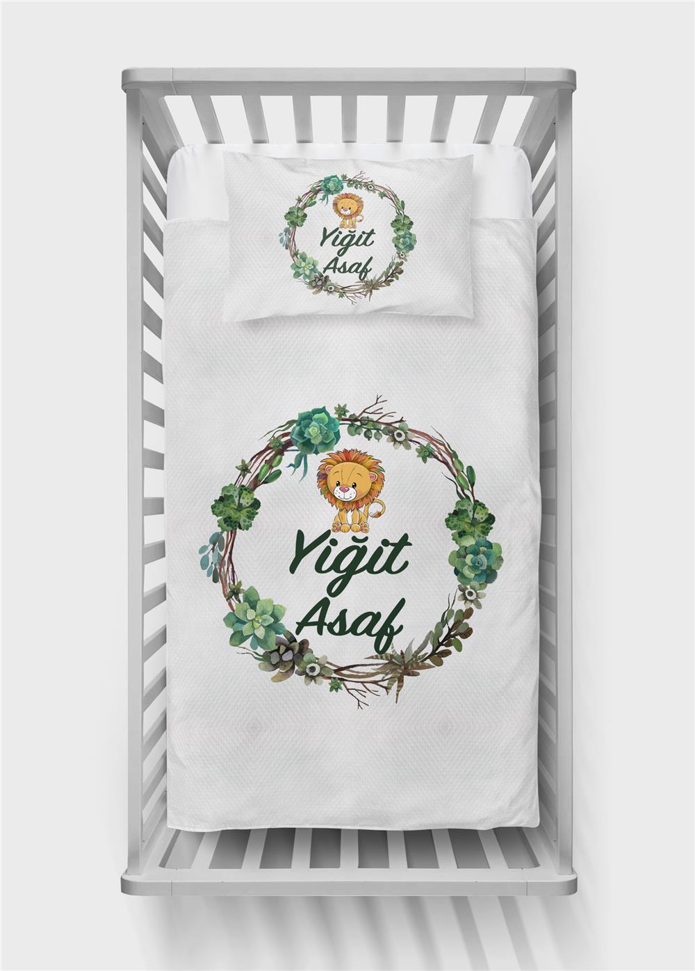 İsimli Bebek Pike Takımı