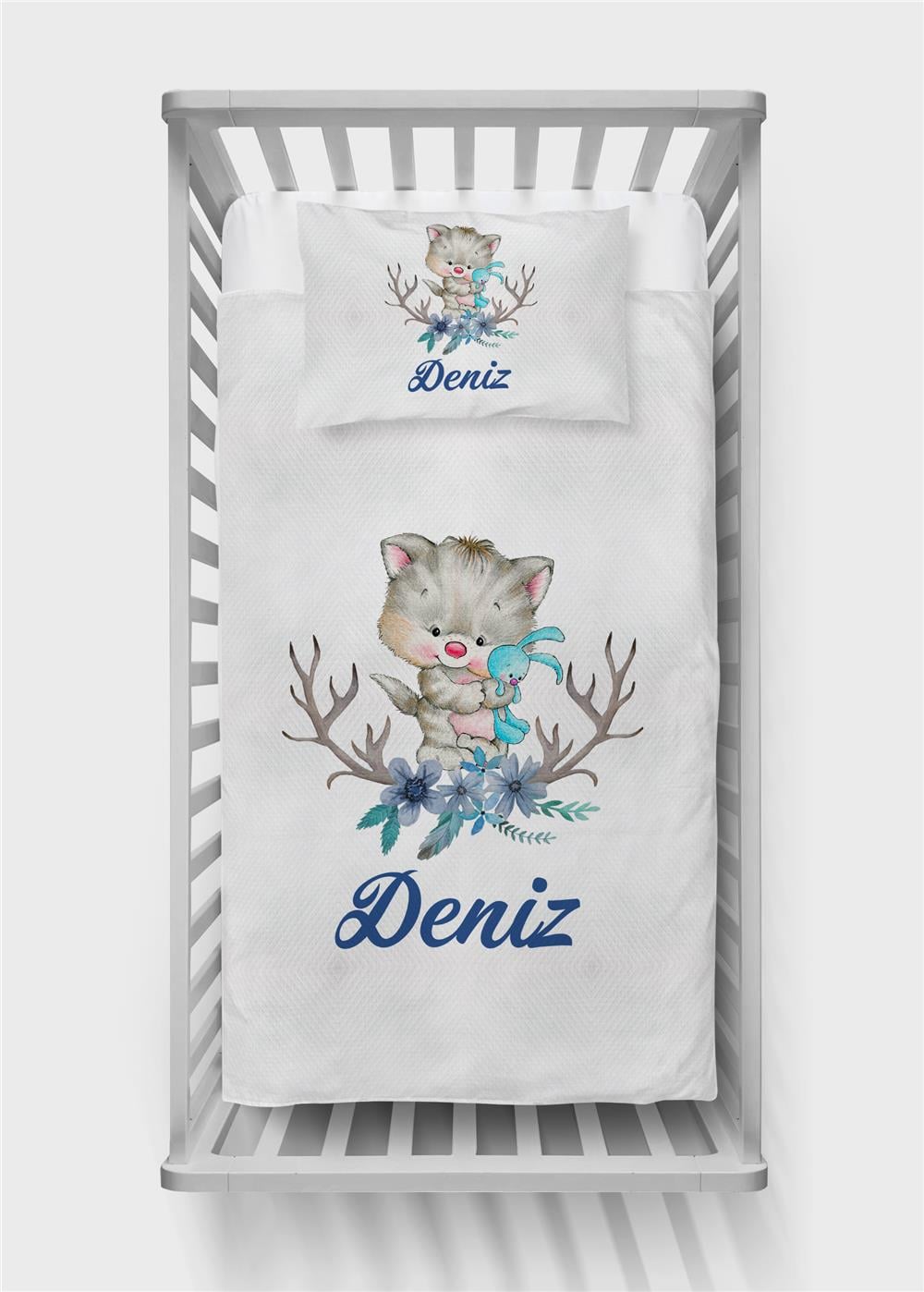 İsimli Bebek Pike Takımı