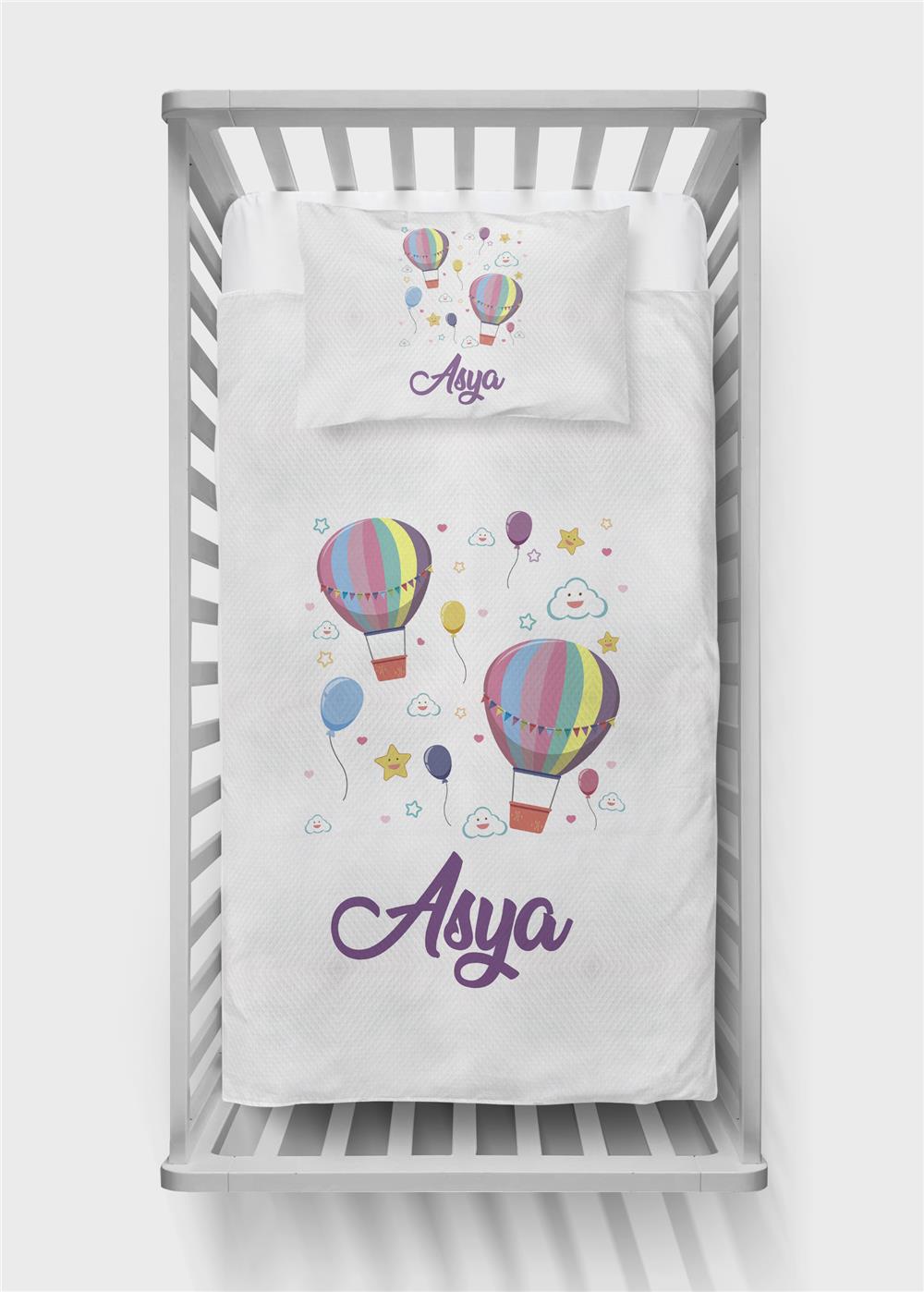 İsimli Bebek Pike Takımı