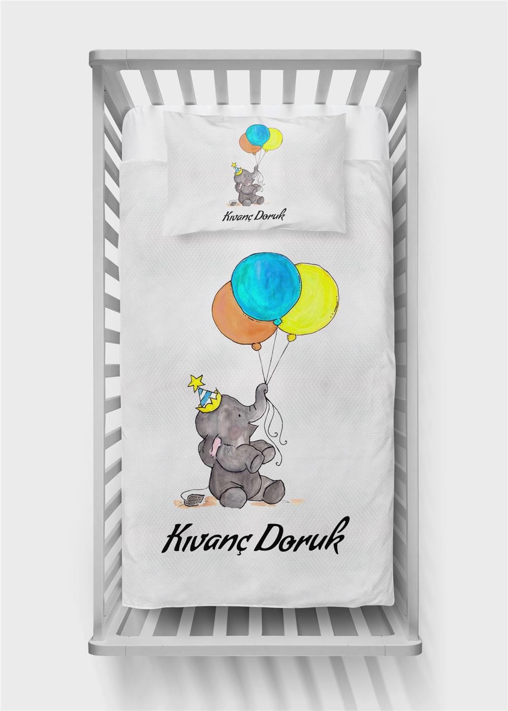 İsimli Bebek Pike Takımı