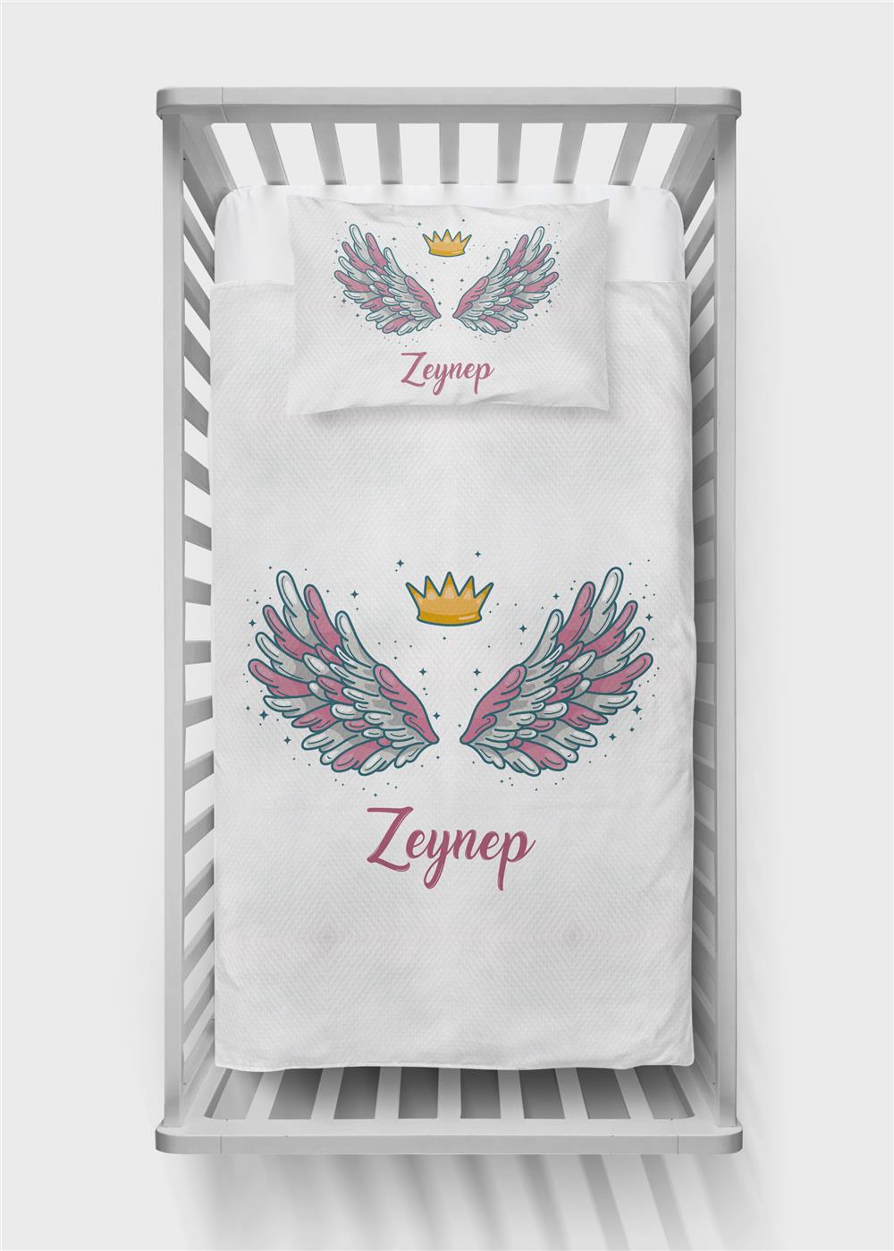 İsimli Bebek Pike Takımı