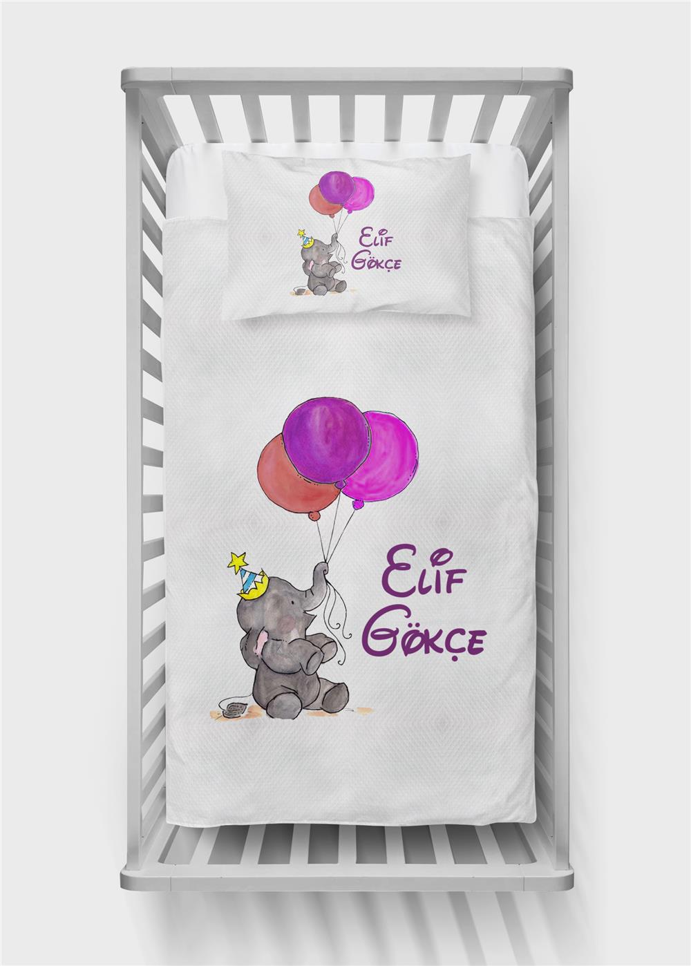 İsimli Bebek Pike Takımı