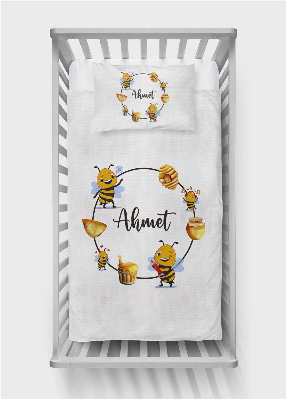 İsimli Bebek Pike Takımı