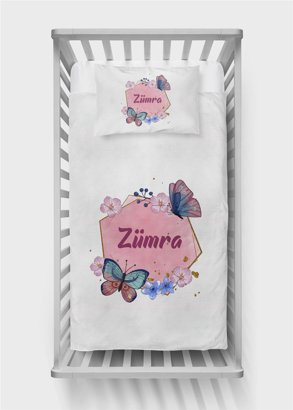 İsimli Bebek Pike Takımı