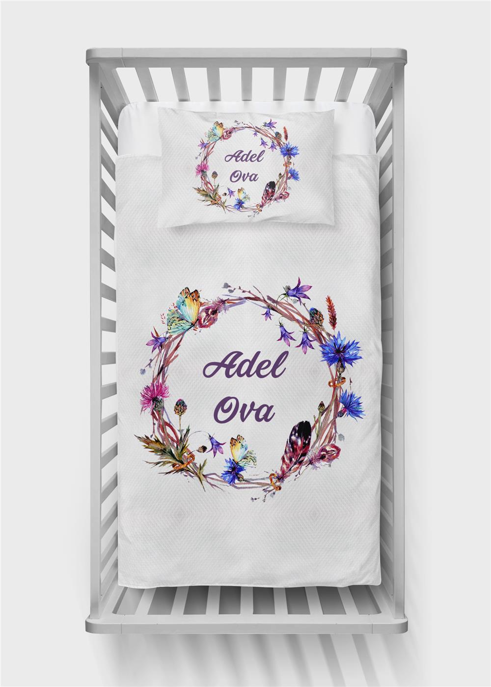 İsimli Bebek Pike Takımı