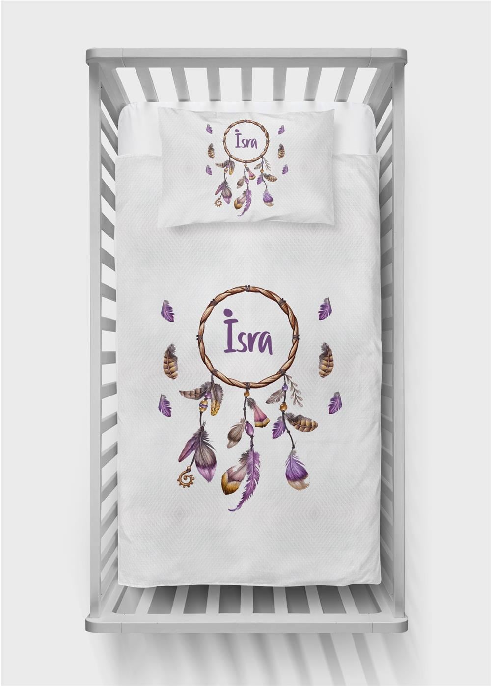 İsimli Bebek Pike Takımı