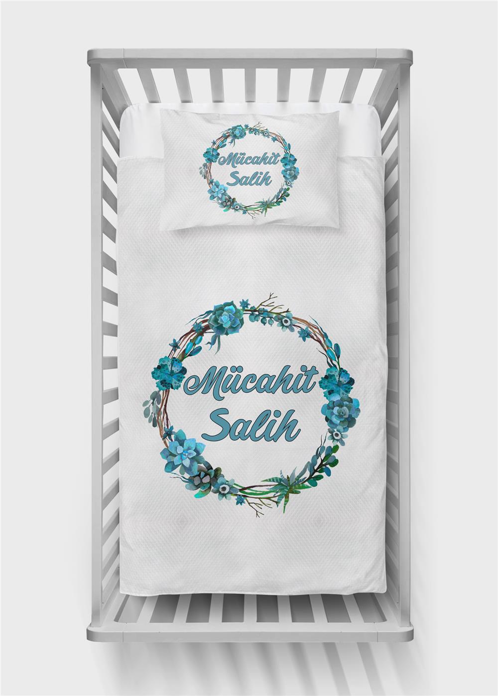 İsimli Bebek Pike Takımı