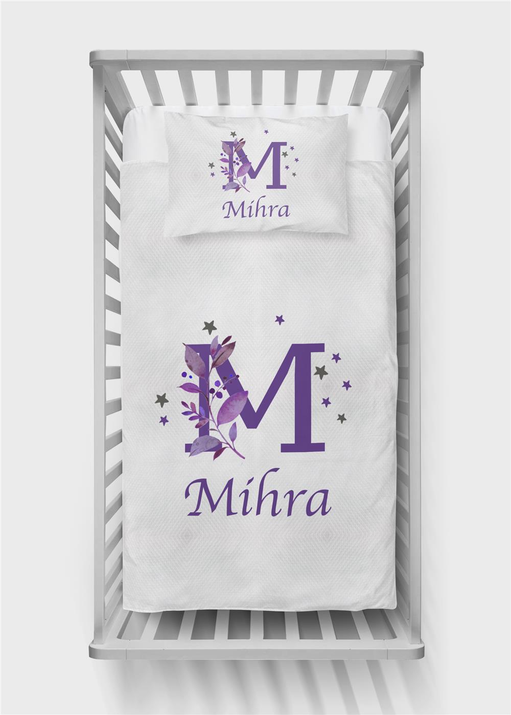 İsimli Bebek Pike Takımı