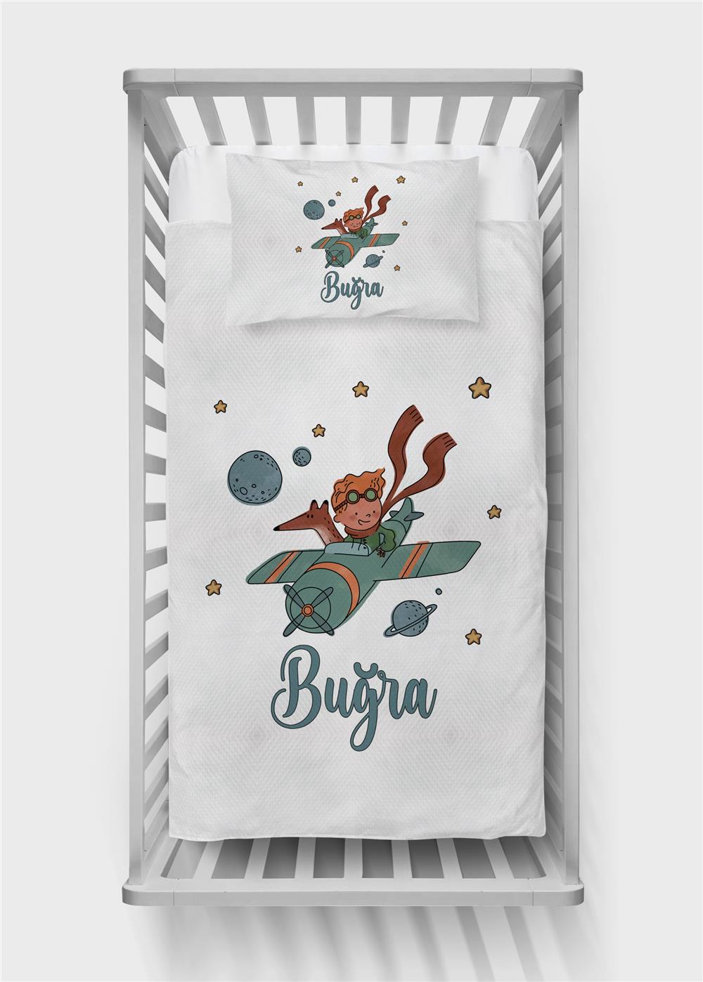 İsimli Bebek Pike Takımı