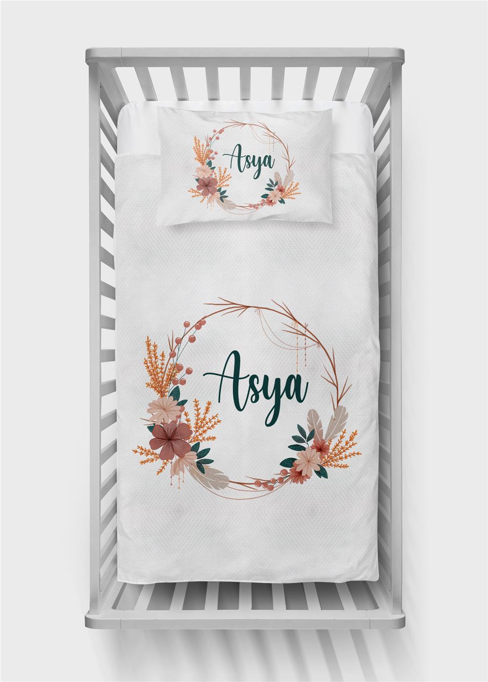 İsimli Bebek Pike Takımı