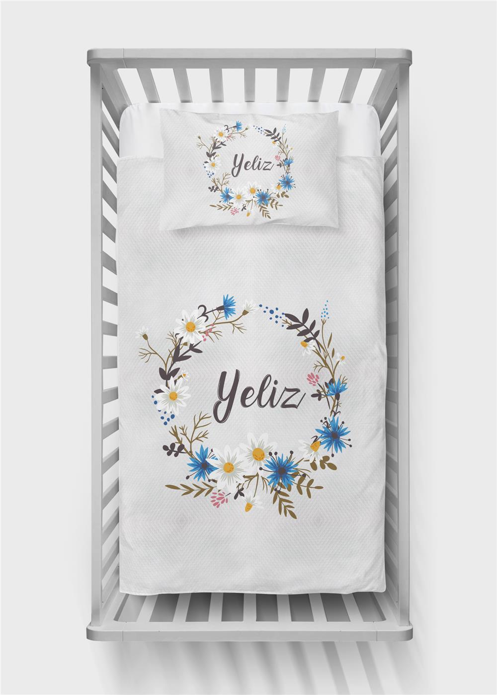 İsimli Bebek Pike Takımı