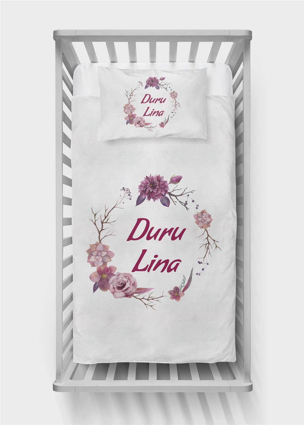 İsimli Bebek Pike Takımı