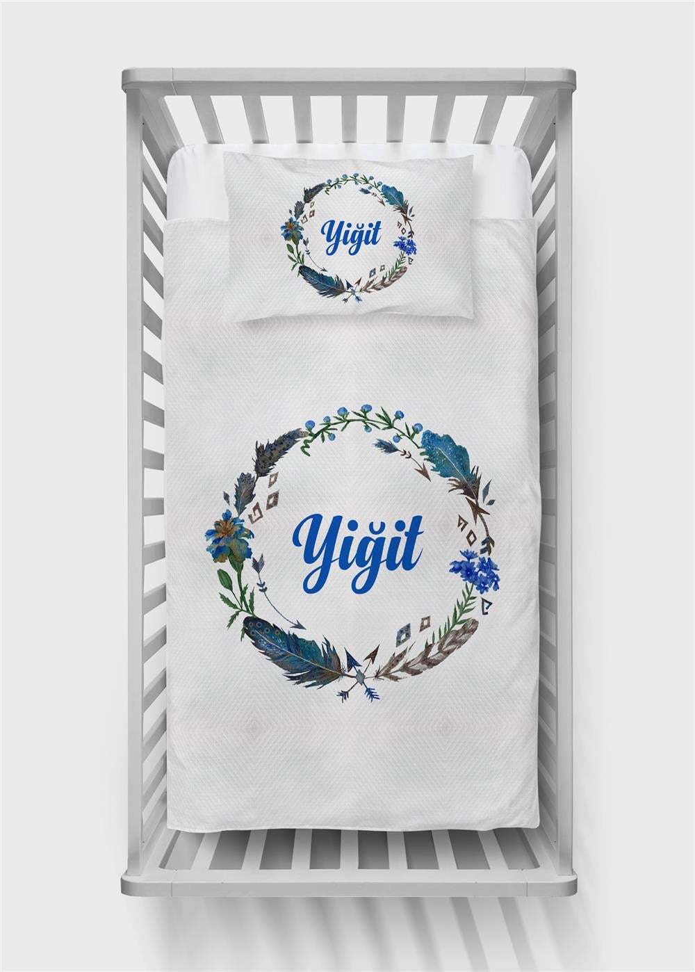 İsimli Bebek Pike Takımı