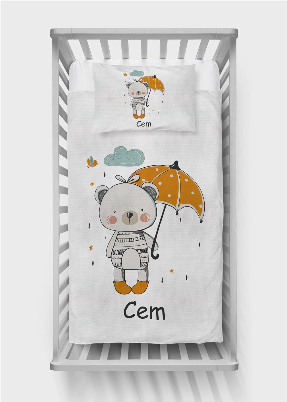 İsimli Bebek Pike Takımı