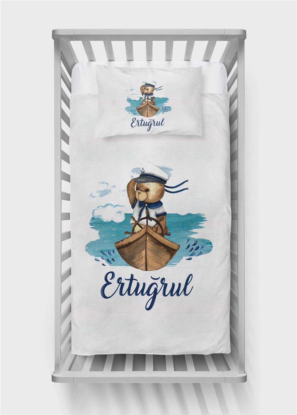 İsimli Bebek Pike Takımı