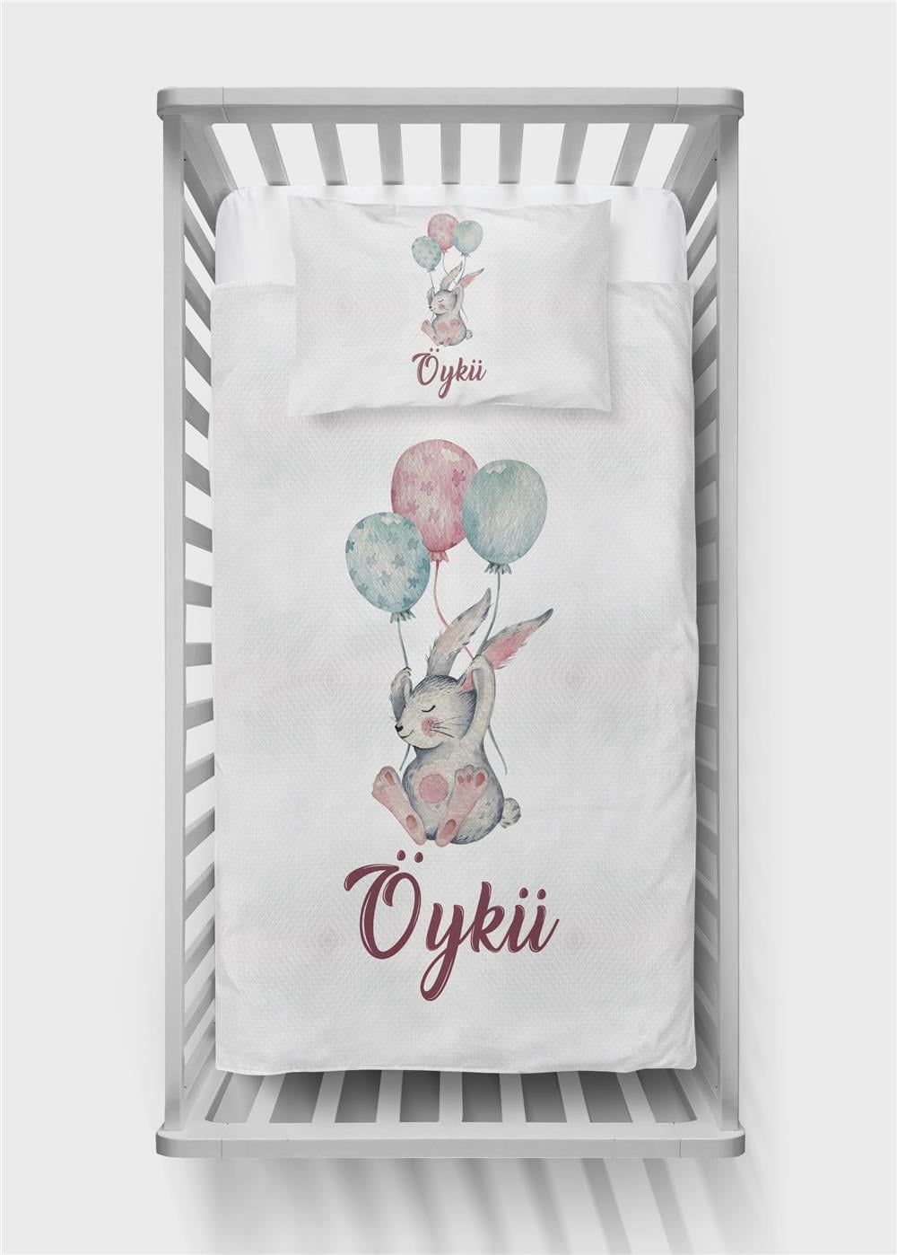 İsimli Bebek Pike Takımı