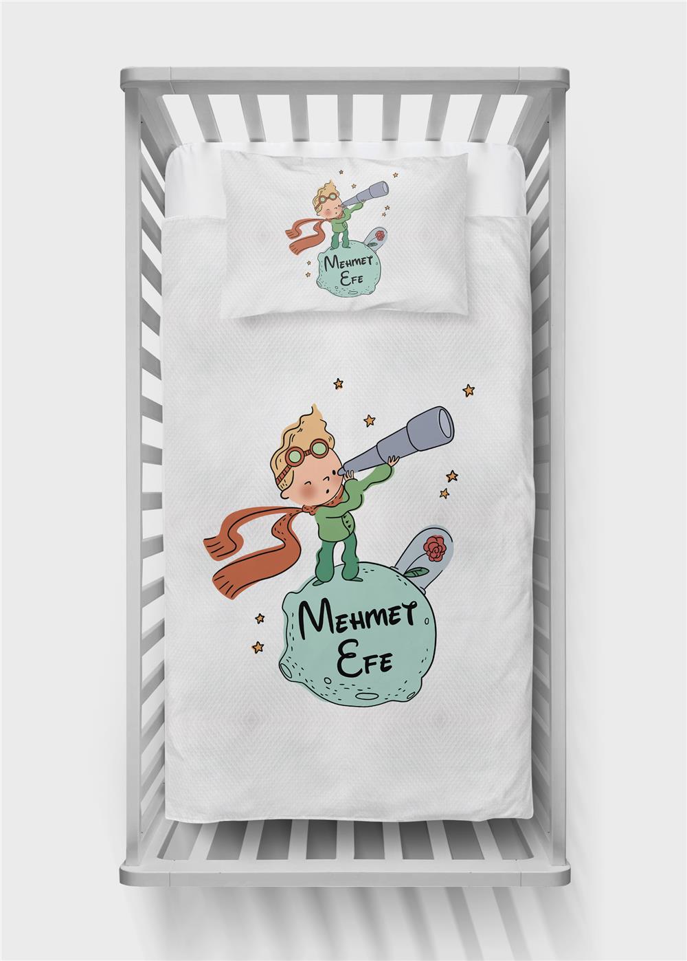 İsimli Bebek Pike Takımı