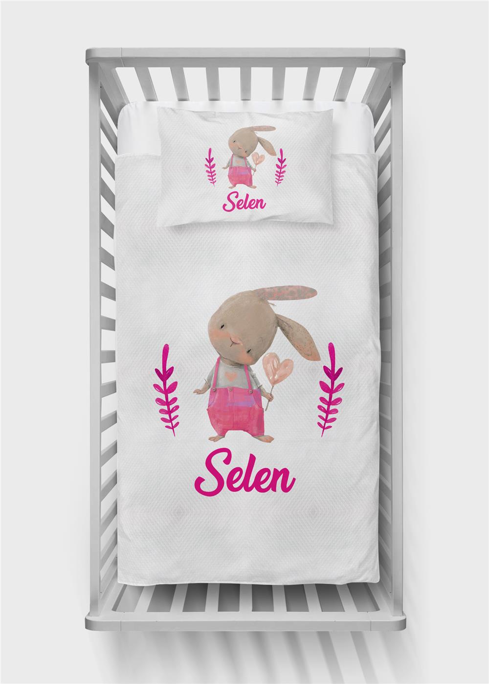 İsimli Bebek Pike Takımı