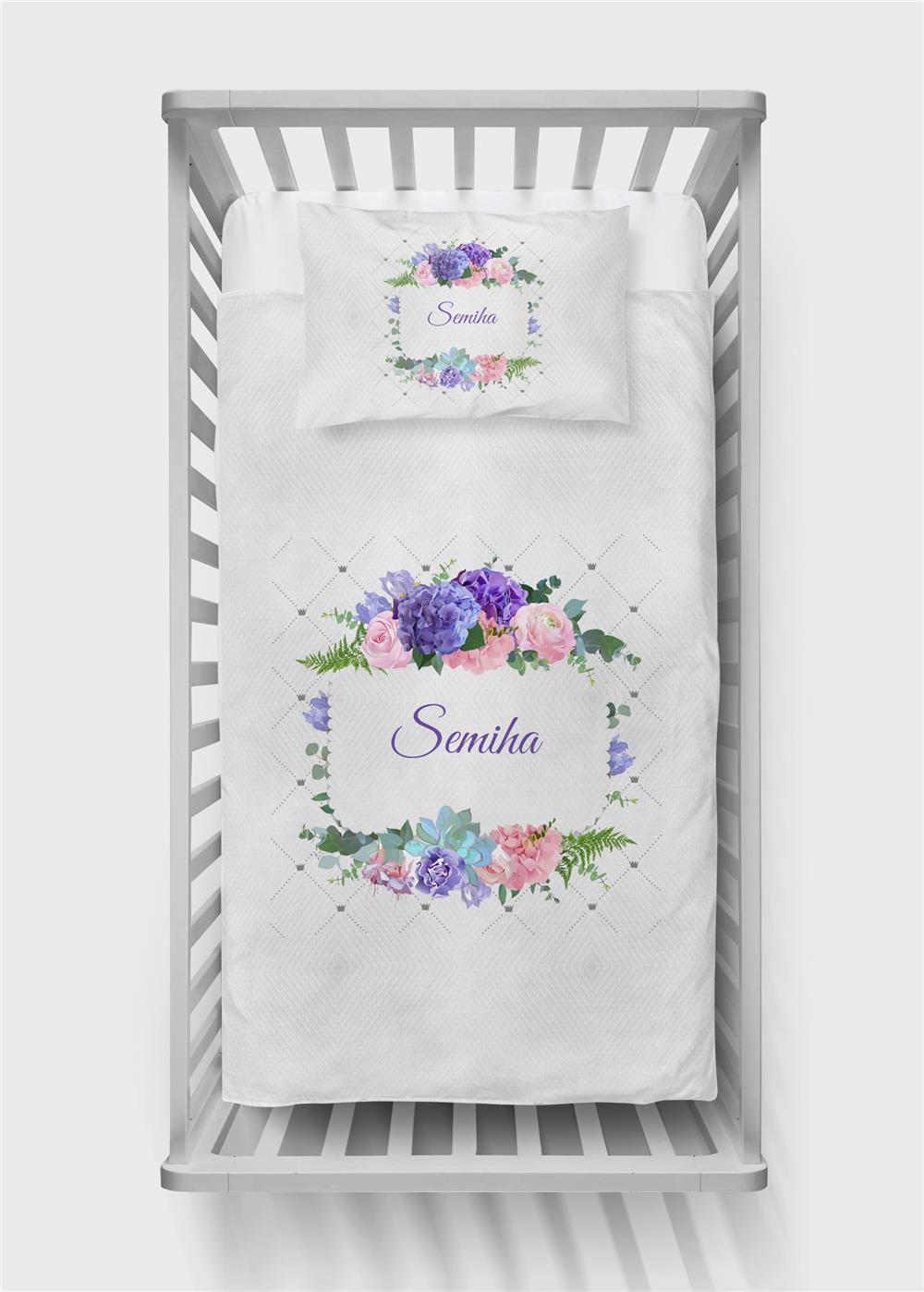 İsimli Bebek Pike Takımı