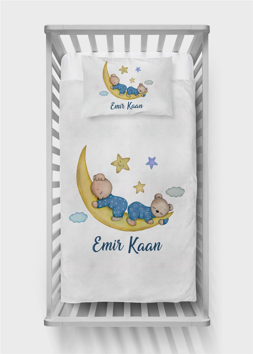 İsimli Bebek Pike Takımı