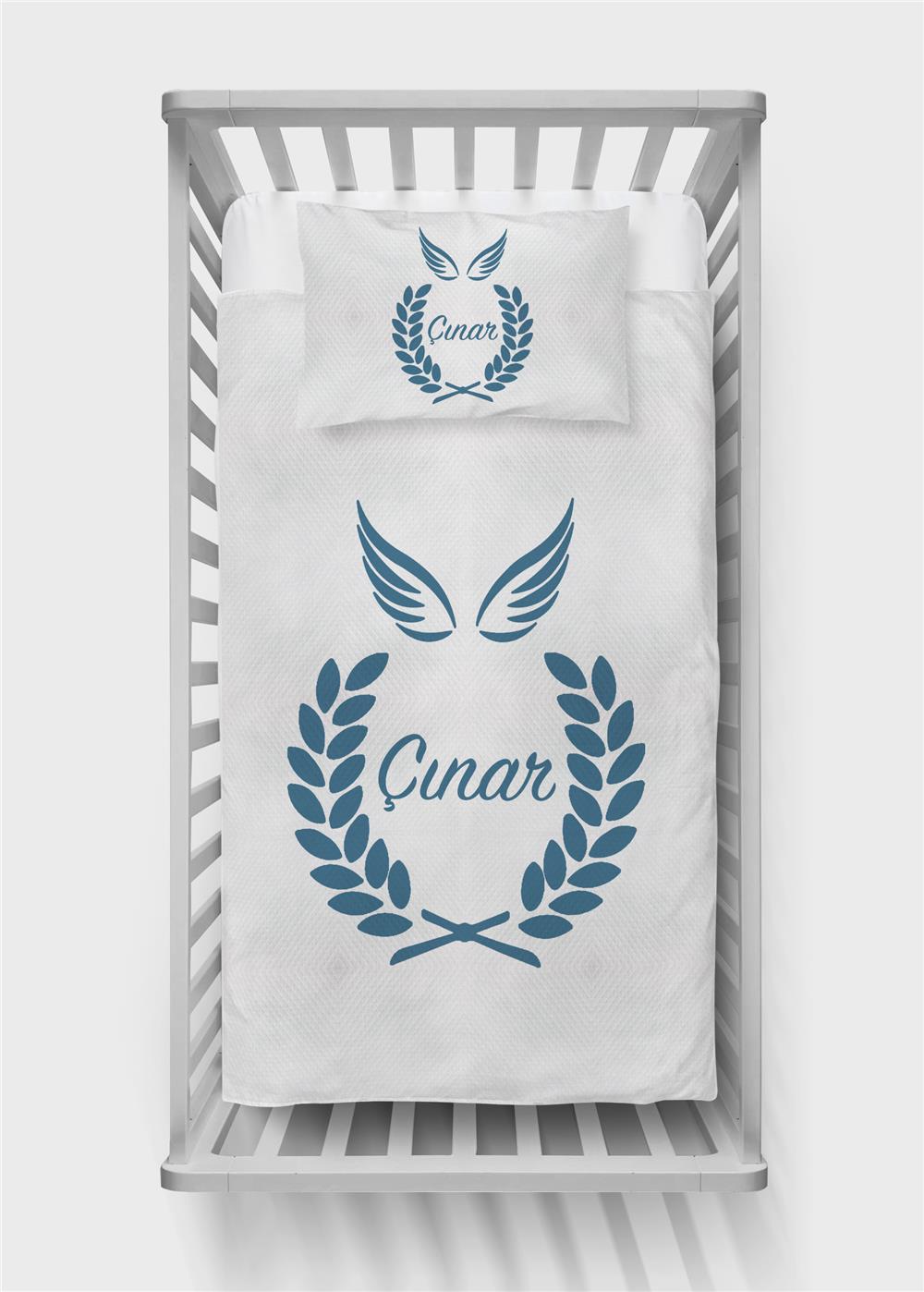 İsimli Bebek Pike Takımı