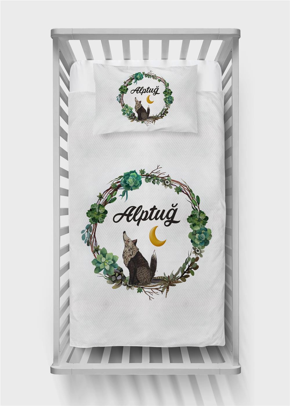 İsimli Bebek Pike Takımı