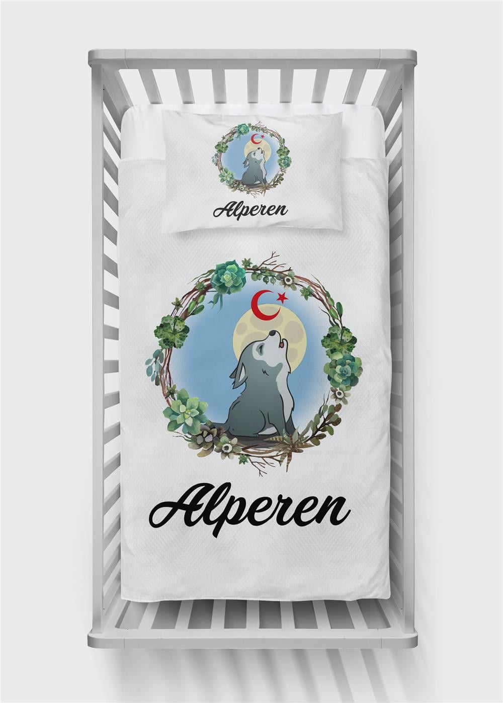 İsimli Bebek Pike Takımı