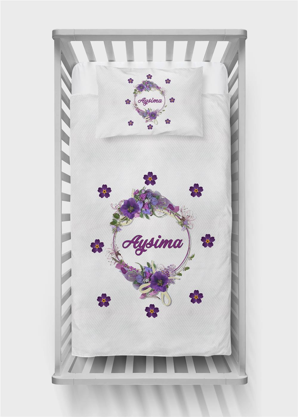 İsimli Bebek Pike Takımı