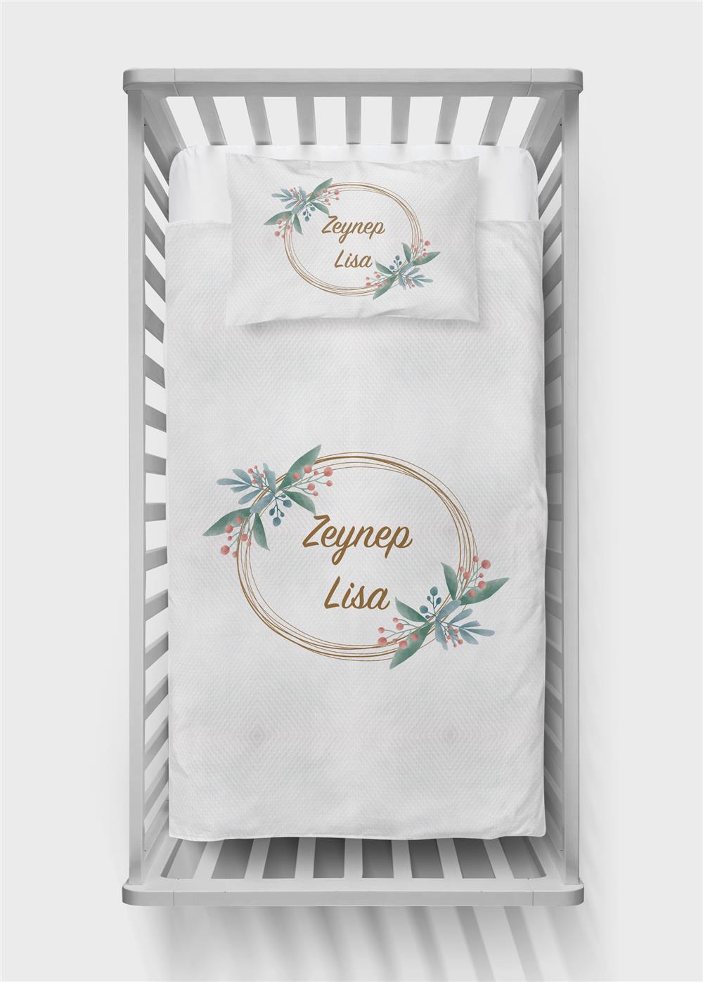 İsimli Bebek Pike Takımı